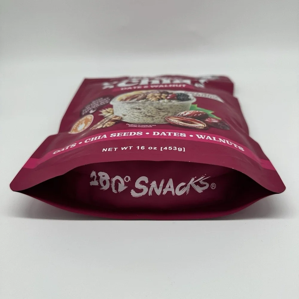 180 Snacks Overnight Chia Oats, Date And Walnut 16 Oz Exp 6/2027